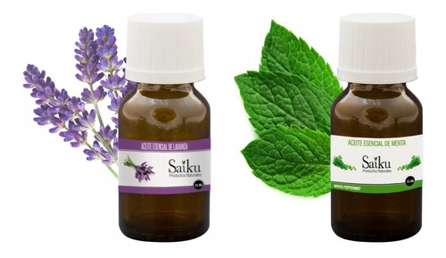 Combo Aceites Esenciales De Lavanda + Menta 15ml En Belgrano