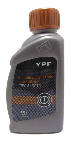 Liquido De Freno Dot 3 X 200cc Ypf  