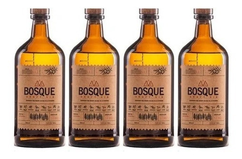 Gin Bosque Nativo 500 Ml X4 Unidades - Ayres Cuyanos - Flex