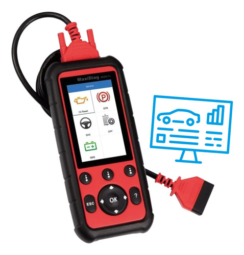 Scanner Automotriz Multimarca Obd2 Launch Autel Md808 Pro