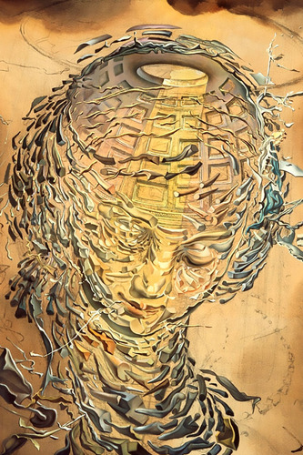 Canvas Salvador Dalí 80x120xm