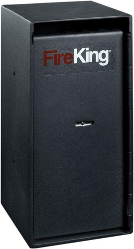 Fireking Ms1206 Compact Cash Trim Key Lock Fire Safe, 15lbs,