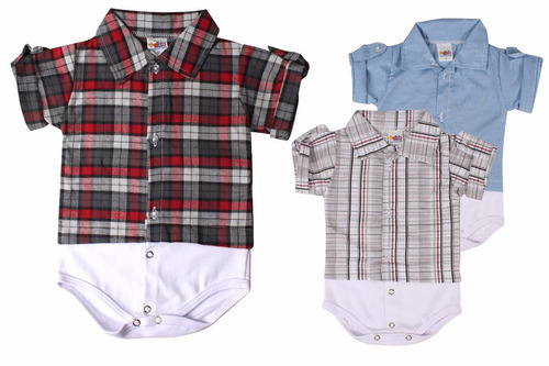 Atacado 10 Body Camisa Infantil Tam M ( 6 A 9 Meses ) +1bb