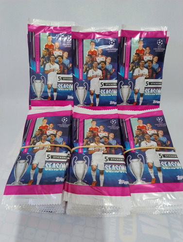 10 Envelopes Topps Uefa Champions League 2023-2024