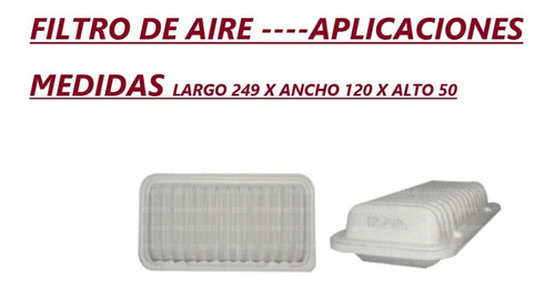 Filtro Aire Great Wall Volex C30---1.5 Del 2011 Al 2015