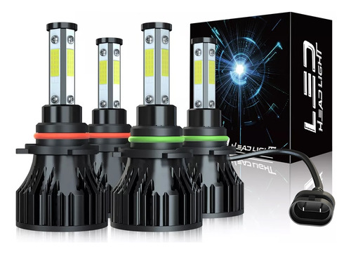 Faro Led De Luz Alta/baja Para Honda Accord 2003-2007