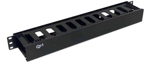 Organizador Horizontal 1u Qnet Para Rack