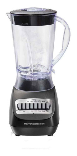 Licuadora Hamilton Beach 50190negra Con Vaso Plástico 120v
