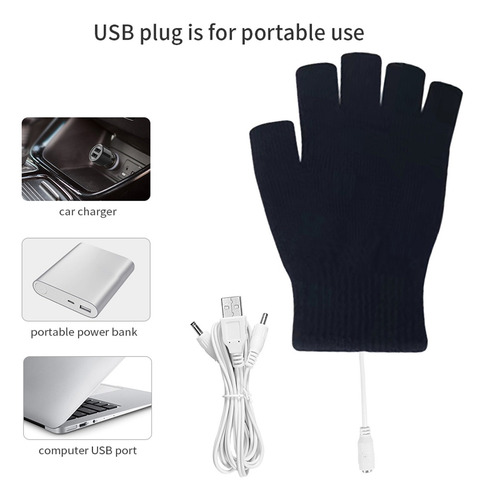 Calefactables Eléctricos De Usb Guantes Térmicos De Invierno
