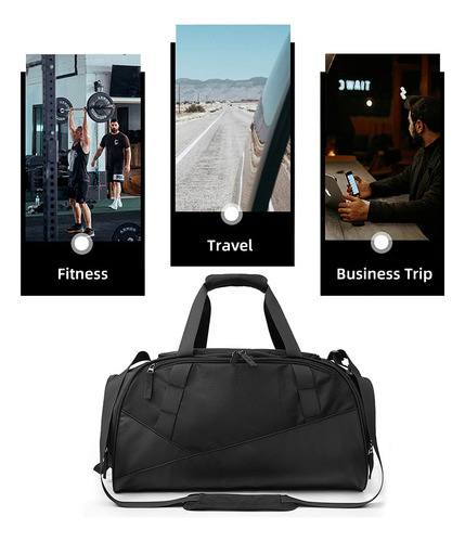 Bolsa Deportiva De Gimnasio, Bolsa De Viaje Con Compartiment