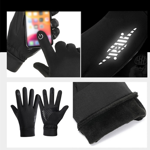 Guantes De Invierno Suaves Y Gruesos, Cálidas Para Correr,