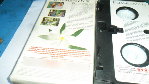 Vhs Déjame Vivir ( White Oleander, 2002) (Usado)