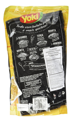 Batata Palha Tradicional - Papas Hilo Yoki 105gr