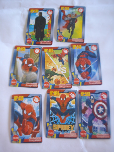 Cartas De Spiderman Hombre Araña Marvel Importadas 