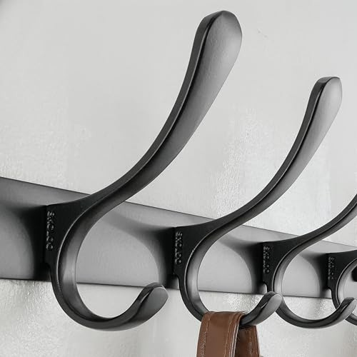 Perchero De Pared 10 Ganchos Paquete De 2 Acero Inoxidable N