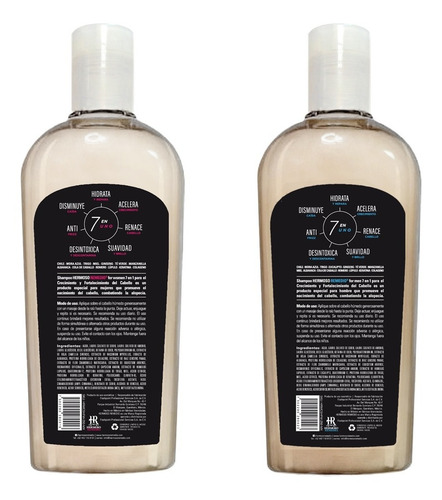 Imagen 10 de 10 de 6 Shampoo Crecimiento Anticaída Reparador 7en1 Paquete Mixto