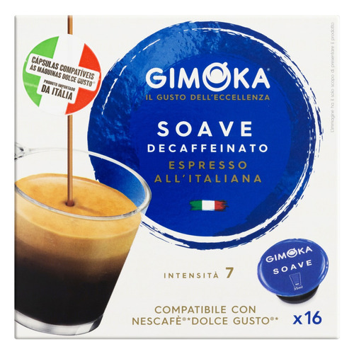  Café soave espresso en cápsula Gimoka sem glúten