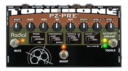 Preamplificador Acústico Radial Tonebone Pz-pre