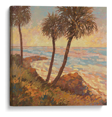 Canvas Lab Cuadro Palm Breeze I 90x90, Graham Reynolds