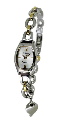 Relógio Feminino Tamanho Mini Prata E Dourado Original C/nfe