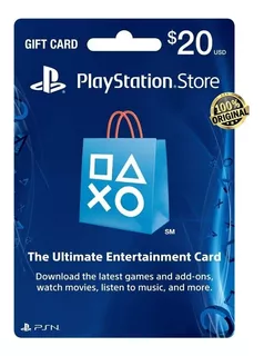 Tarjeta Gift Card Playstation Psn Store 20 Usd Disponible