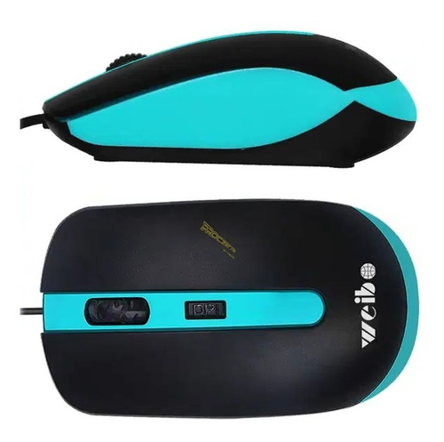 Mouse Weibo Colores Con Cable Usb 1600dpi Alambrico