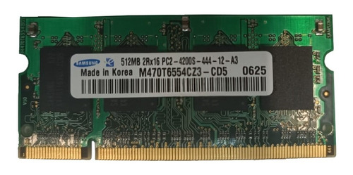 Memoria Ram Ddr2 512 Mb Samsung