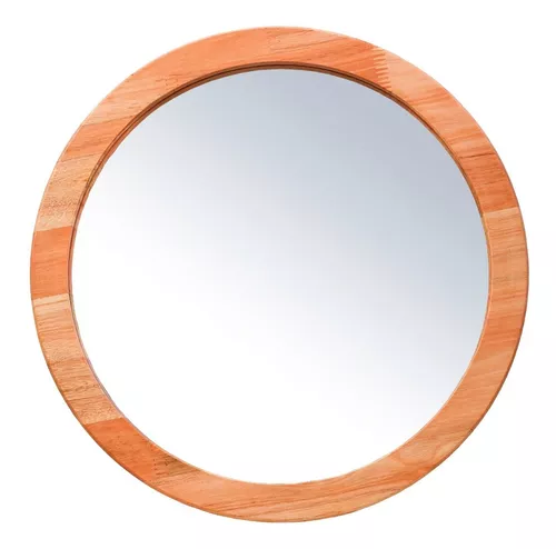 Espejo Redondo Circular Marco Con Hierro Diametro 70cm Baño