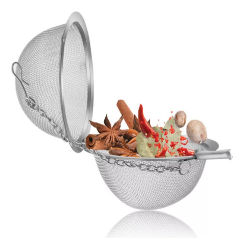 Cafetera De Bolas De Té De Malla De Acero Inoxidable 304, 7
