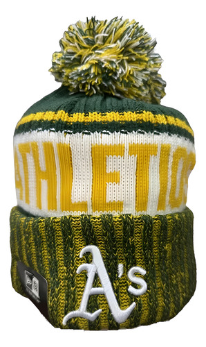 Gorro Bonette Beanie New Era Beisbol Mlb Atleticos Unico Geométrico
