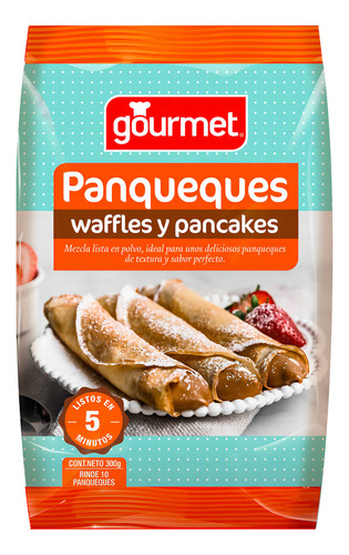 Premezcla Para Panqueques Waffles Gourmet 300 G