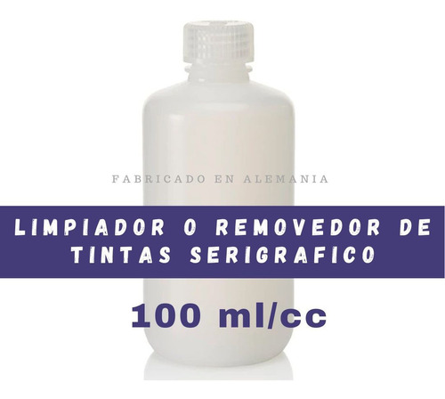 Limpiador O Removedor De Tinta Para Serigrafía 100ml