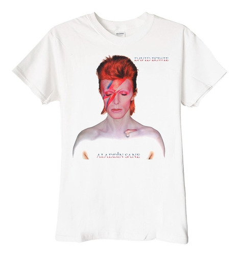 Poleras David Bowie Alladin Sane  Rock Clasico Abominatron