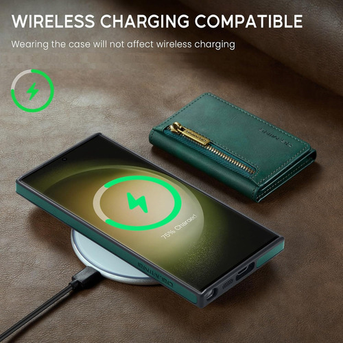 B Funda Tipo Cartera Desmontable For Samsung Galaxy S23 Ultra
