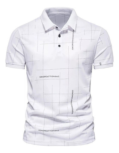 Polo De Hombre De Manga Corta Con Botones