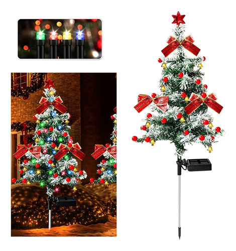Lámpara Solar Para Árbol De Navidad Ip65, Impermeable, Para