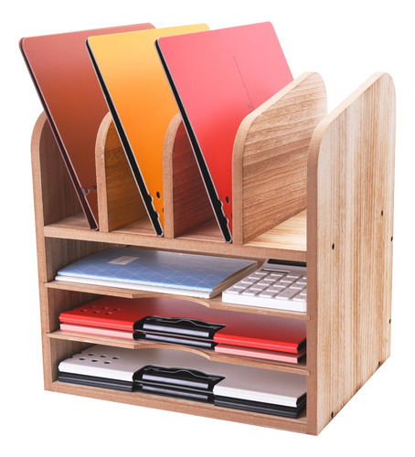 Wugeshop Organizador De Archivos De Oficina De 7 Niveles (4+