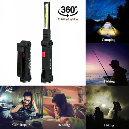 Inspección De Lámparas De Emergencia Plegables Led Cob Multi