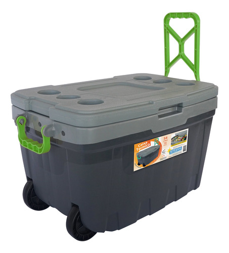 Cooler Térmico 54 L Con Ruedas / Bandejas  - Kidscool