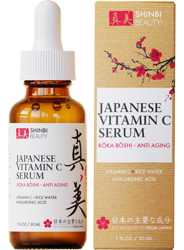 Sérum Shinbi Beauty Japonês De Vitamina C Com Água De Arroz