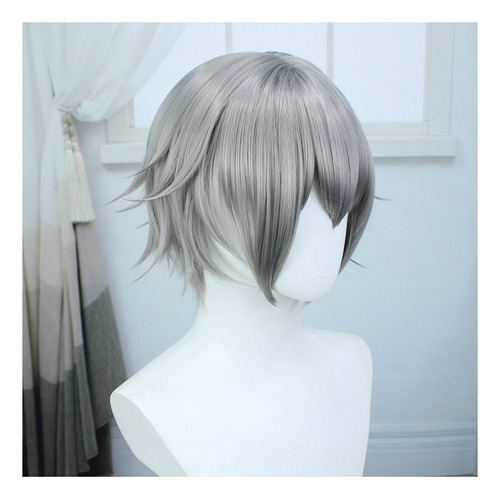 Honkai Star Rail Trailblazer Cosplay Peluca Corto Pelo 30cm