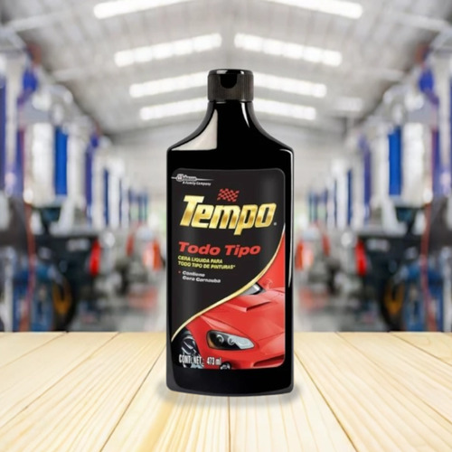 Cera Coche Liquida Tempo Todo Tipo Pinturas 473ml