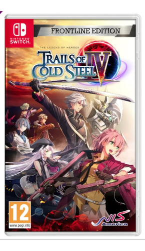 Jogo The Legend Of Heroes: Trails Of Cold Steel Iv - Frontline Edition Nintendo Switch  Trails Of Cold Steel Iv Nis America Nintendo Switch Físico