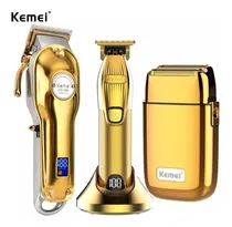 Comprar Pack 3 Maquinas Afeitadoras Electricas Kemei Inalambricas