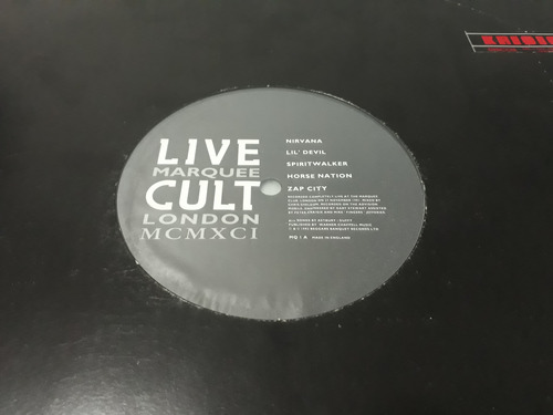 Lp Disco De Vinil The Cult - Live At Marquee London (Usado)