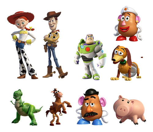 Toy Story Minis 9 Pack En Coroplast