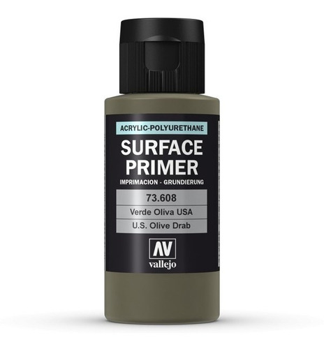 Vallejo Primer Usa Olive Drab 60ml 73608 Rdelhobby Mza