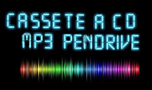Digitalización De Audio Cassete A Mp3 Pendrive Alta Calidad Blanco