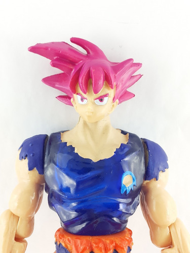 Figura Muñeco Juguete Goku Super Sayayin Dios Blue Ssj Luz | Meses sin intereses Figura Muñeco Juguete Goku Super Sayayin Dios Blue Ssj Luz | Meses sin intereses
