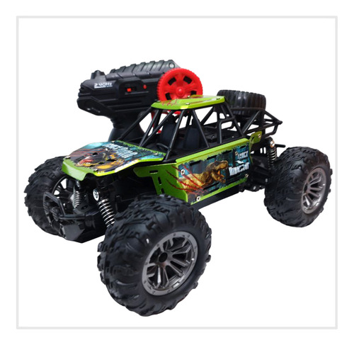 Carro A Control Remoto Muzin Pvc + Métal 1:18 Dino Galloping